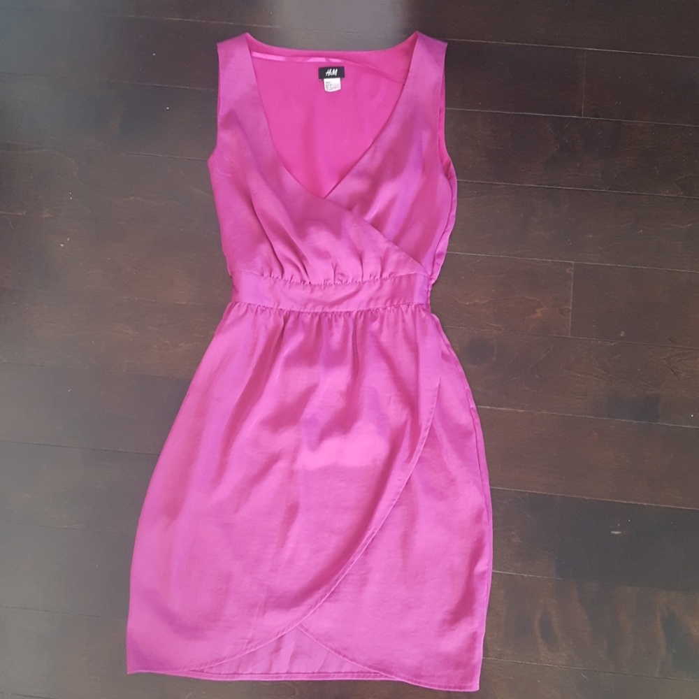 H&M magenta dress